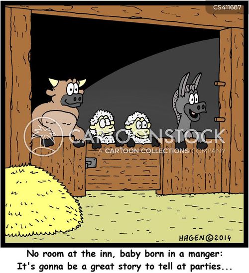 Nativity Stories Cartoons and Comics funny pictures from CartoonStock