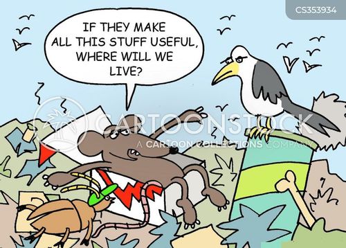 Rubbish Dumps Cartoons and Comics funny pictures from CartoonStock