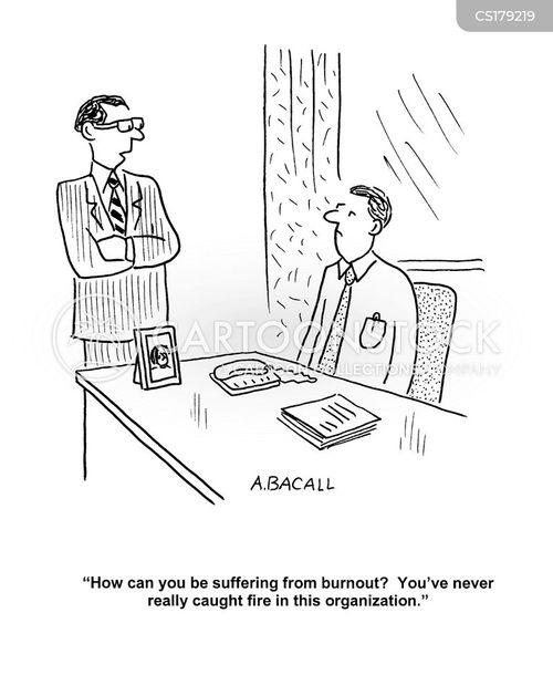 Burnout Cartoons and Comics funny pictures from CartoonStock