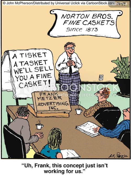 Sales Pitches Cartoons and Comics funny pictures from CartoonStock