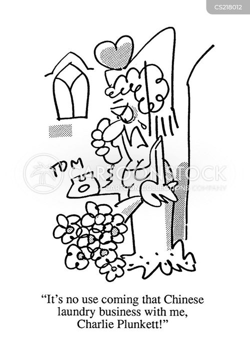 Chinese Laundry Cartoons and Comics funny pictures from CartoonStock