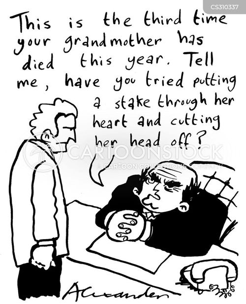 Cutting Off Cartoons and Comics - funny pictures from CartoonStock