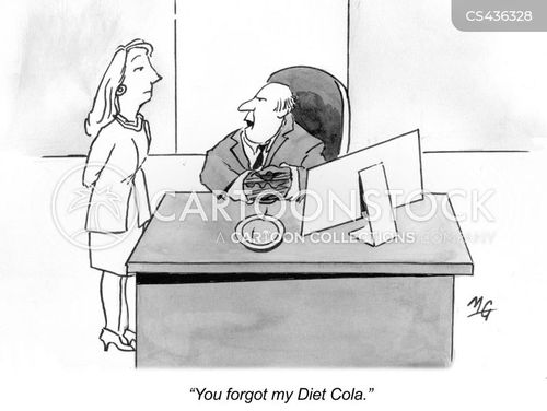Diet Soda Cartoons and Comics funny pictures from CartoonStock