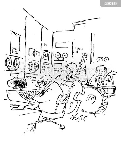 Jazz Band Cartoons and Comics funny pictures from CartoonStock