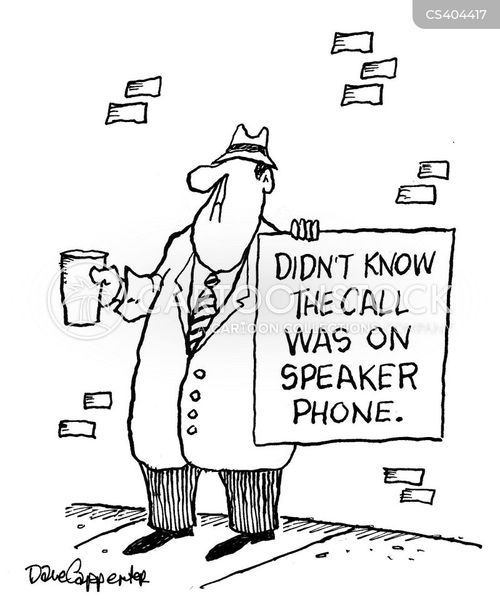 Speaker Phone Cartoons and Comics funny pictures from CartoonStock