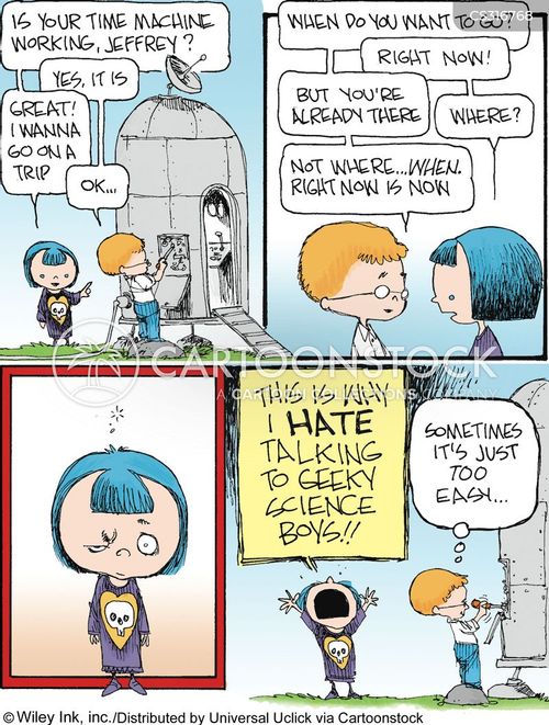 Time Machine Cartoons and Comics funny pictures from CartoonStock