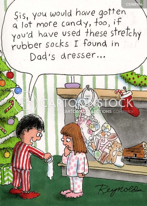 Stocking Cartoons and Comics funny pictures from CartoonStock
