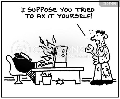 It Technical Cartoons and Comics funny pictures from CartoonStock
