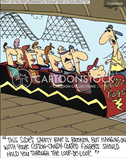 Rollercoasters Cartoons and Comics funny pictures from CartoonStock