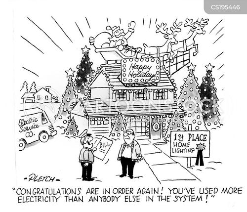 Electricity Bill Cartoons and Comics funny pictures from CartoonStock