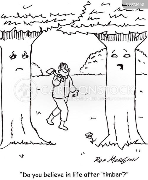 Lumber Jacks Cartoons and Comics funny pictures from CartoonStock