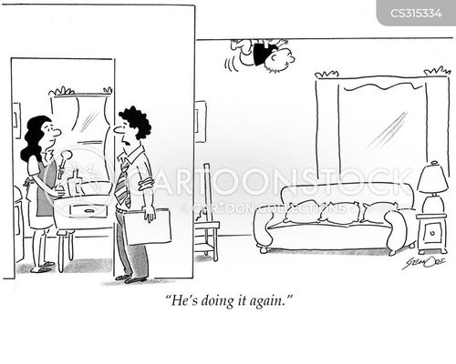 Climbing The Walls Cartoons and Comics funny pictures from CartoonStock