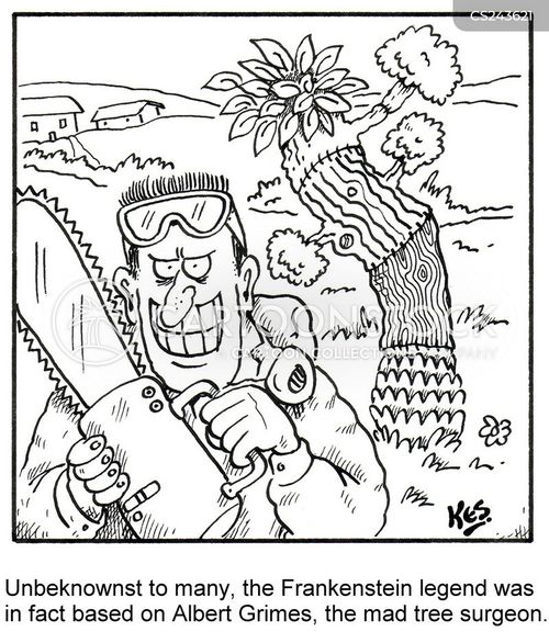 Tree Surgeon Cartoons and Comics funny pictures from CartoonStock