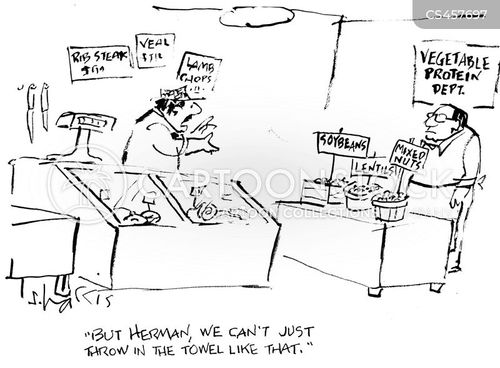 Meat Substitutes Cartoons and Comics funny pictures from CartoonStock