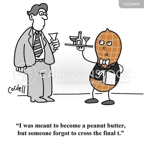 Peanut Butter Cartoons and Comics funny pictures from CartoonStock