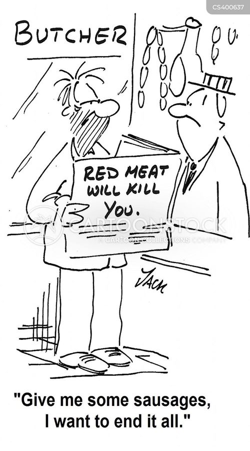 Processed Meats Cartoons and Comics funny pictures from CartoonStock