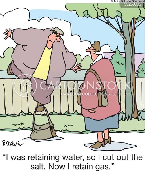 Retaining Water Cartoons and Comics funny pictures from CartoonStock
