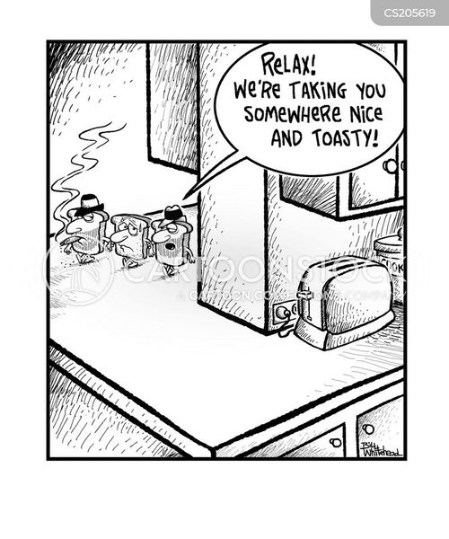 Toasters Cartoons and Comics funny pictures from CartoonStock