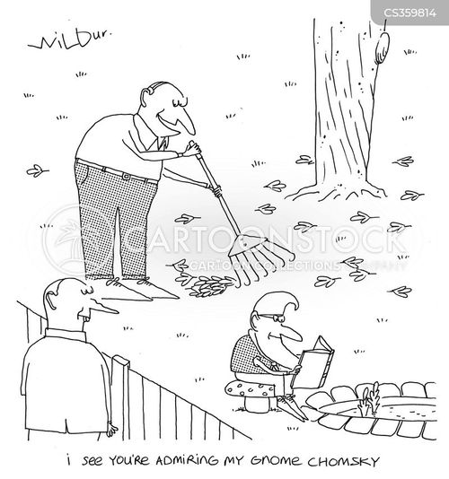Raking Leaves Cartoons and Comics funny pictures from CartoonStock