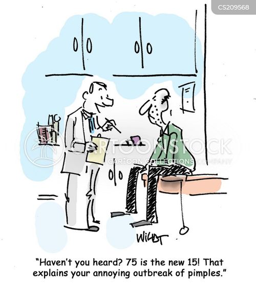 Pimple Cartoons and Comics funny pictures from CartoonStock