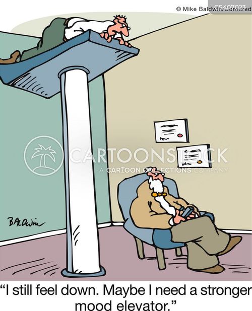 Mood Elevator Cartoons and Comics funny pictures from CartoonStock