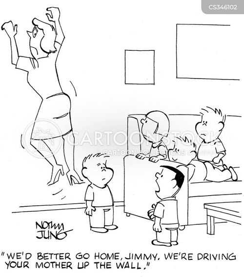 Climbing The Walls Cartoons and Comics funny pictures from CartoonStock