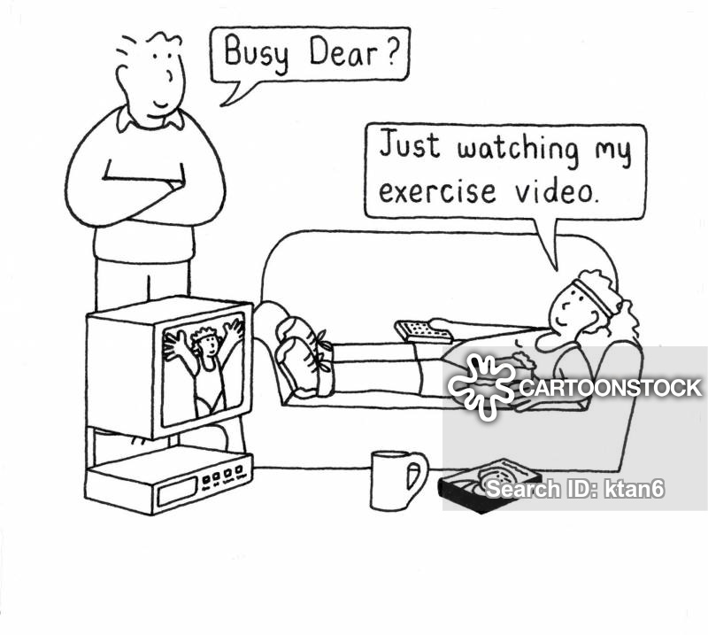 Excercise Cartoons And Comics Funny Pictures From CartoonStock