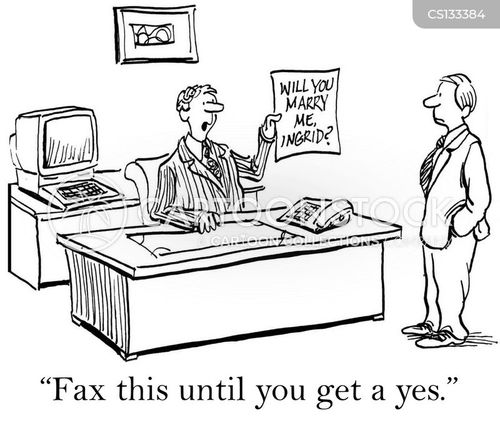 Fax Cartoons and Comics funny pictures from CartoonStock