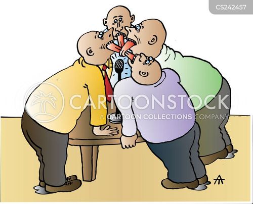 Tongue Tied Cartoons and Comics funny pictures from CartoonStock