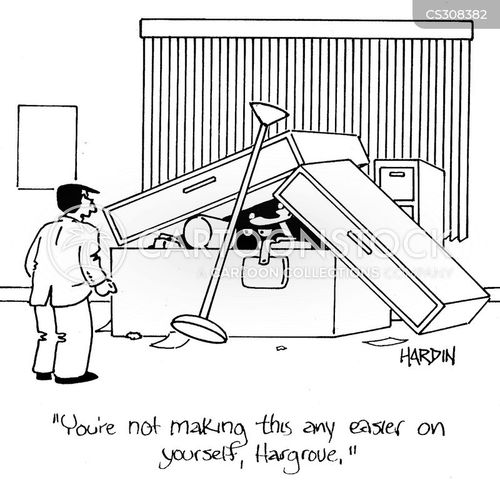 Stand Off Cartoons and Comics funny pictures from CartoonStock