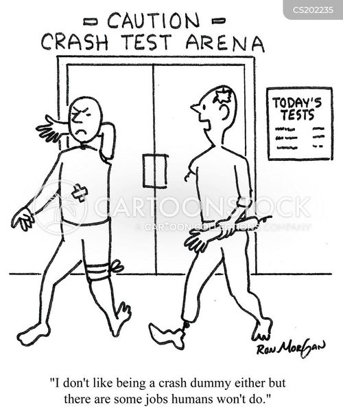 Crashtest Dummies Cartoons and Comics funny pictures from CartoonStock