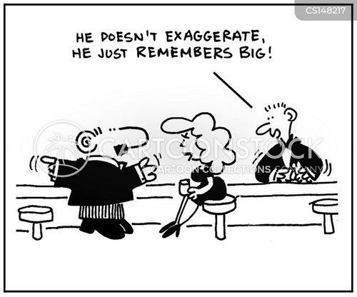 Exaggerates Cartoons and Comics funny pictures from CartoonStock