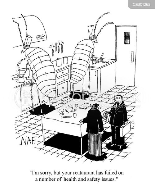 Health Inspector Cartoons and Comics funny pictures from CartoonStock