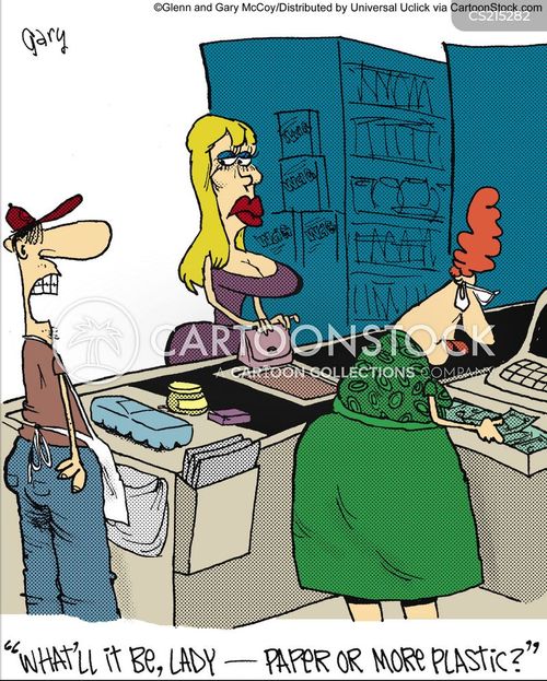 Paper Bags Cartoons and Comics funny pictures from CartoonStock