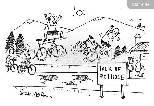 Bike Race Cartoons and Comics funny pictures from CartoonStock