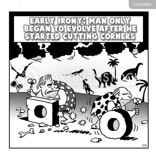 Invention Of The Wheel Cartoons and Comics funny pictures from