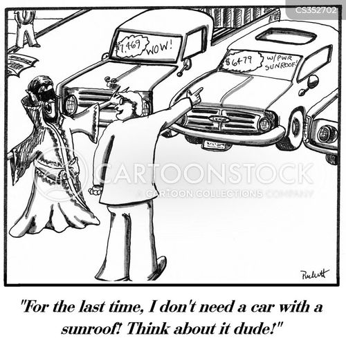Sunroof Cartoons and Comics funny pictures from CartoonStock