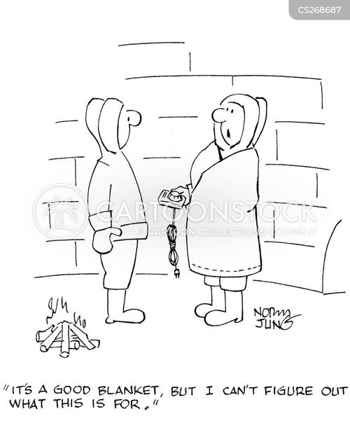Electric Blankets Cartoons and Comics funny pictures from CartoonStock