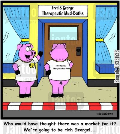 mudbath cartoons - Humor from Jantoo Cartoons