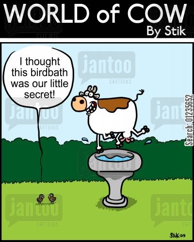 bird bath cartoons - Humor from Jantoo Cartoons