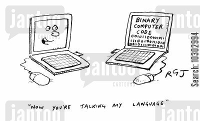 binary coding cartoons - Humor from Jantoo Cartoons image.