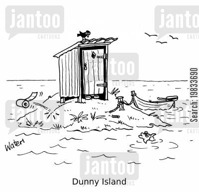 outside toilet cartoons - Humor from Jantoo Cartoons