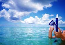 Belize offers access to a variety of aquatic adventures, including snorkeling.