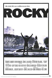 Movie poster for Rocky (1976).