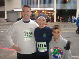 Robert, Nicole and her son Preston.