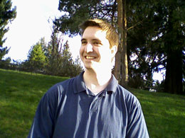 Robert Lockard smiles at the world.