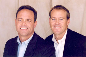 Brothers Cutter (R) & Chaco Clotfelter (L) were recently named No. 1 REALTORS in Rancho Santa Fe, Calif.