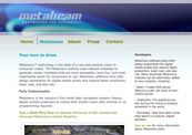 HTML custom designed website