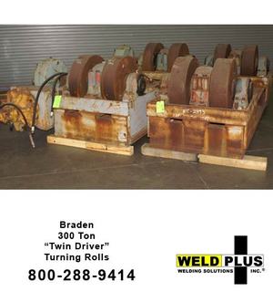 BRADEN  Rodillos Volteadores para Soldadura - MachineTools.com