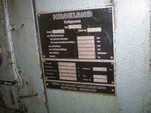 HILGELAND CH2LA 打头机 - MachineTools.com